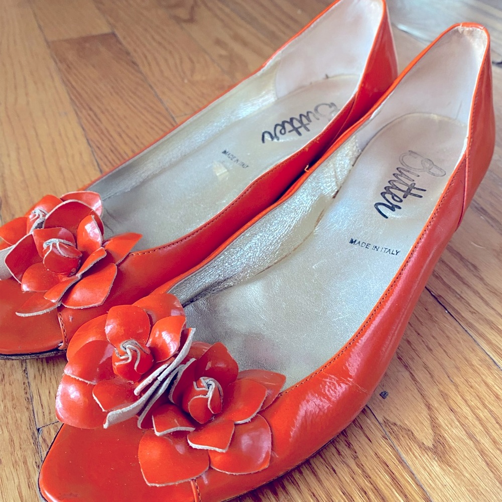 Butter Low Wedges sz 8.5 Worn but cute!